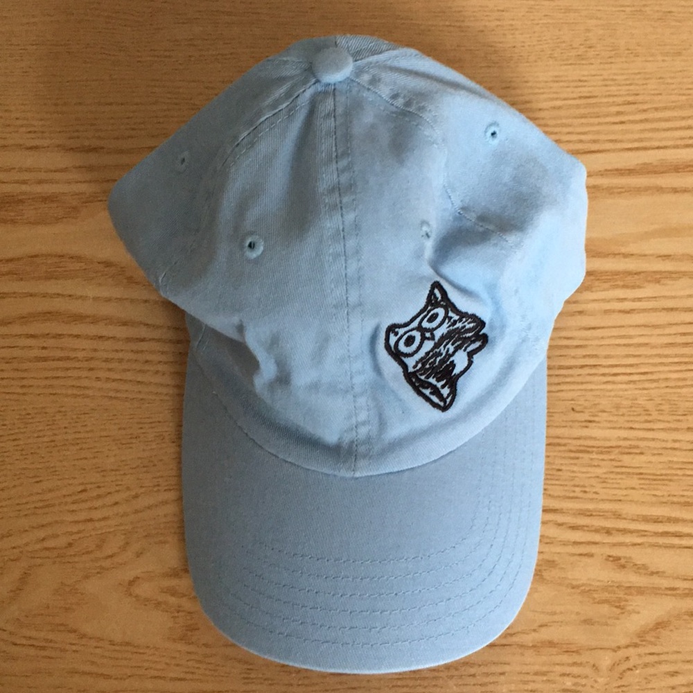 New Men’s/Unisex Blue Hooters Owl Logo Hat L/XL - Picture 2 of 7